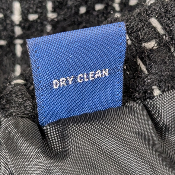 Karen Scott Tweed Black Sport Blazer Jacket Sz Women's 10 Acrylic Metallic Lined - Picture 15 of 15